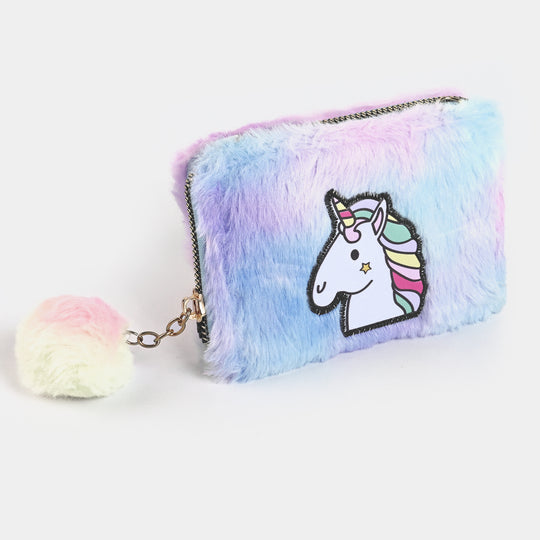 Girls Fur Fashion Hand Bag/Wallet