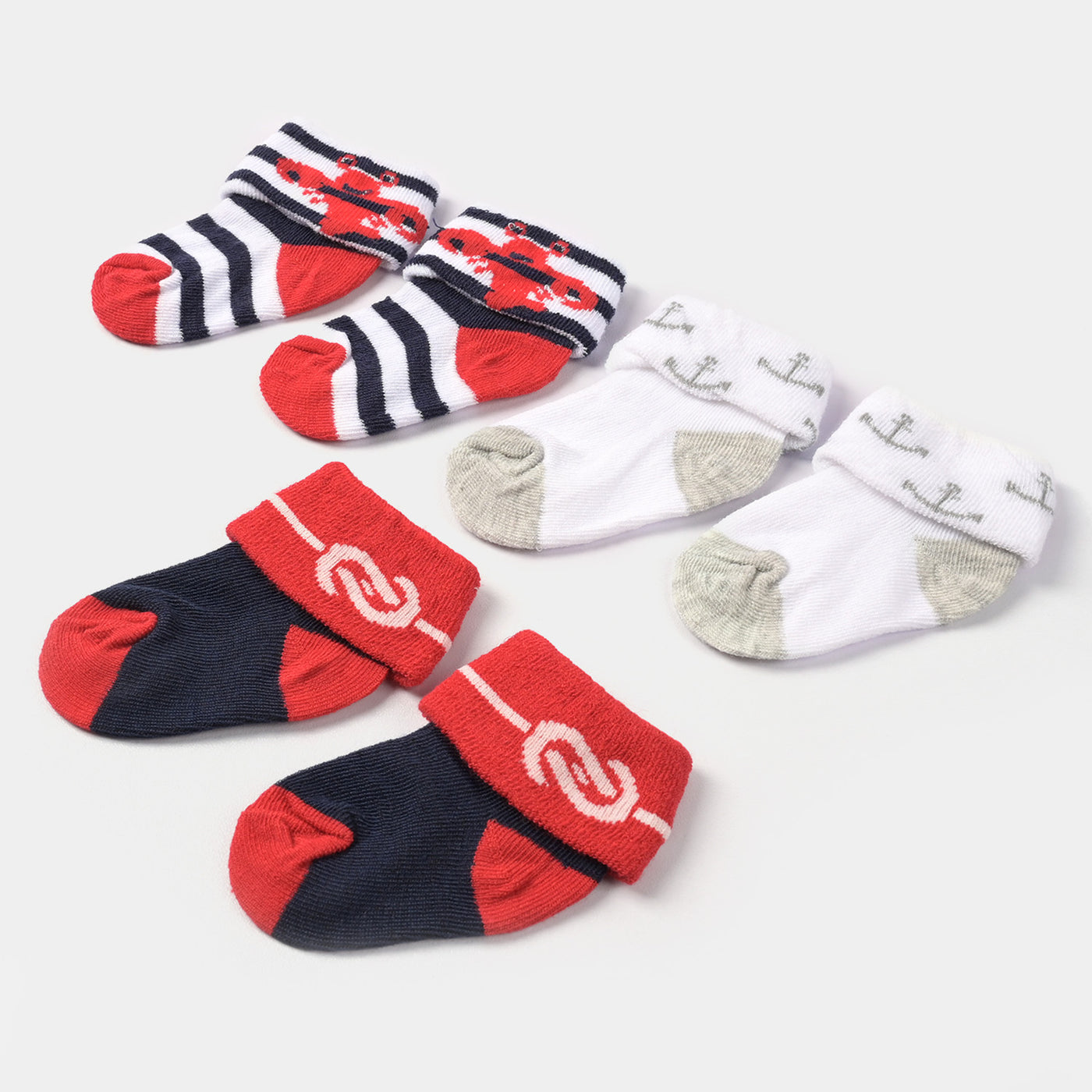 Charm Design Socks Pack of 3 Pair For Infant