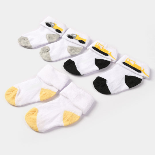 INFANT BABY 3 PAIR SOCKS | 0-12M