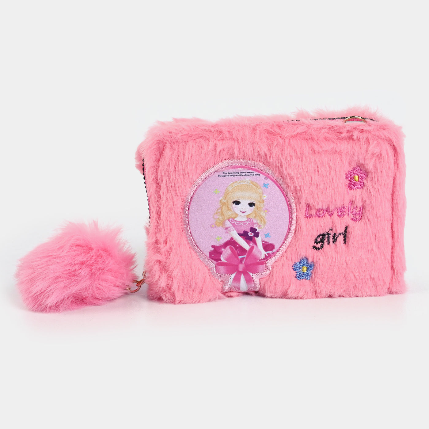 Girls Fur Fashion Hand Bag/Wallet