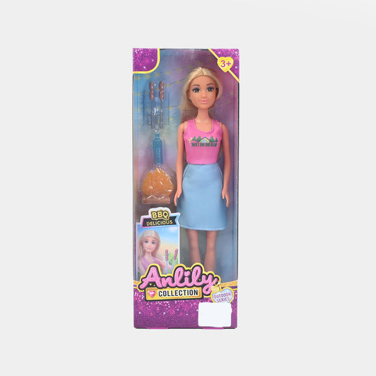 11.5" Lovely Fashion Doll with Accessories Set