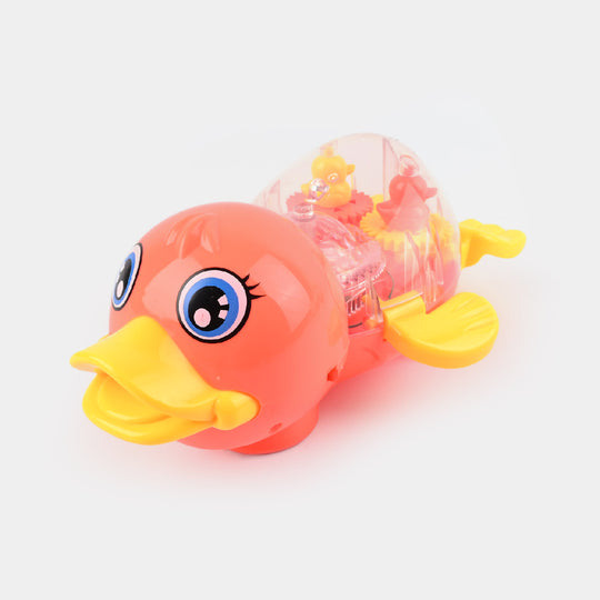 Gear Duck With Light & Music For Kids