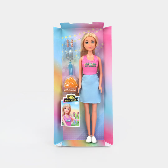11.5" Lovely Fashion Doll with Accessories Set