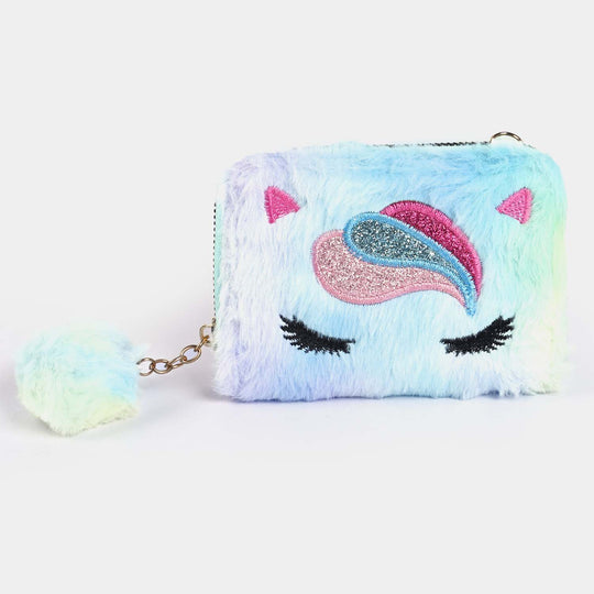 Girls Fur Fashion Hand Bag/Wallet