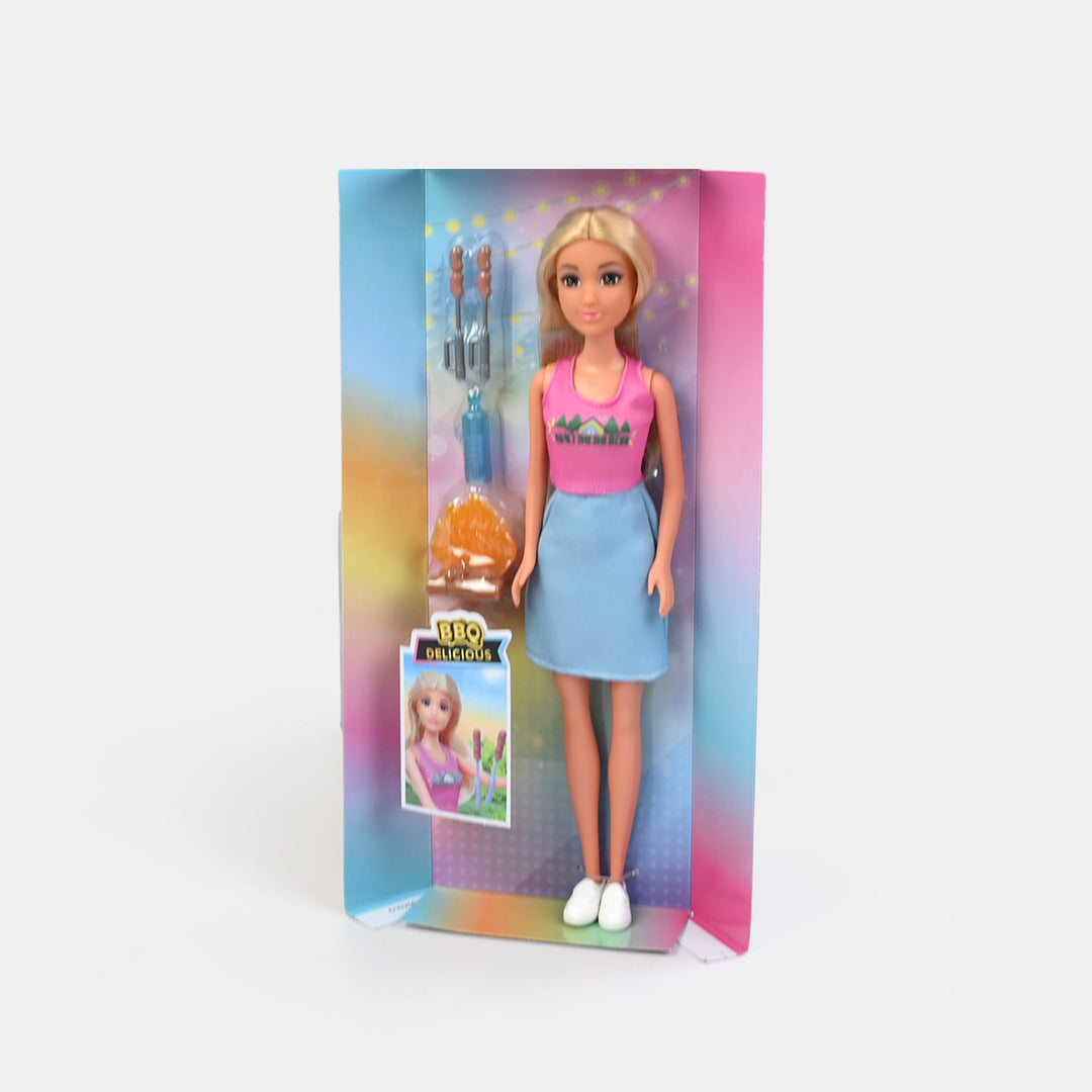 11.5" Lovely Fashion Doll with Accessories Set