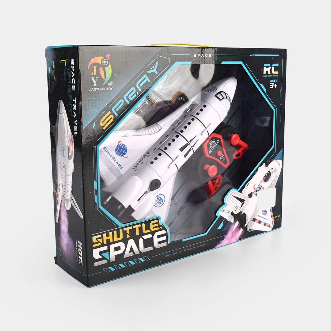 Shuttle Space Spray Remote Control Plane with Lights