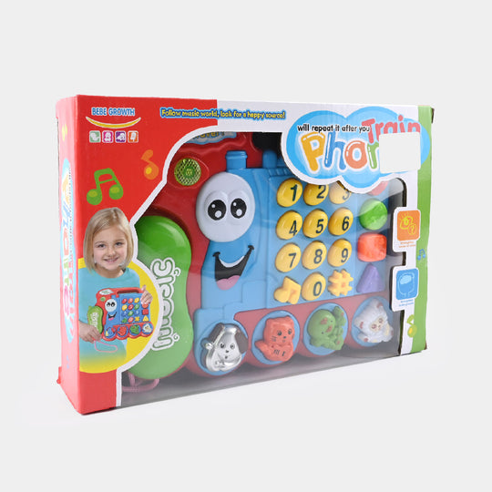 Train Phone Piano For Kids - Red (9903)