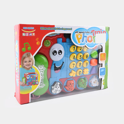 Train Phone Piano For Kids - Red (9903)