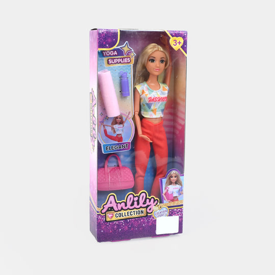 11.5" Lovely Fashion Doll with Accessories Set