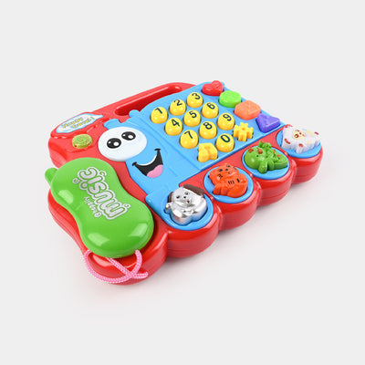 Train Phone Piano For Kids - Red (9903)