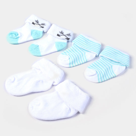 INFANT BABY 3 PAIR SOCKS | 0-12M