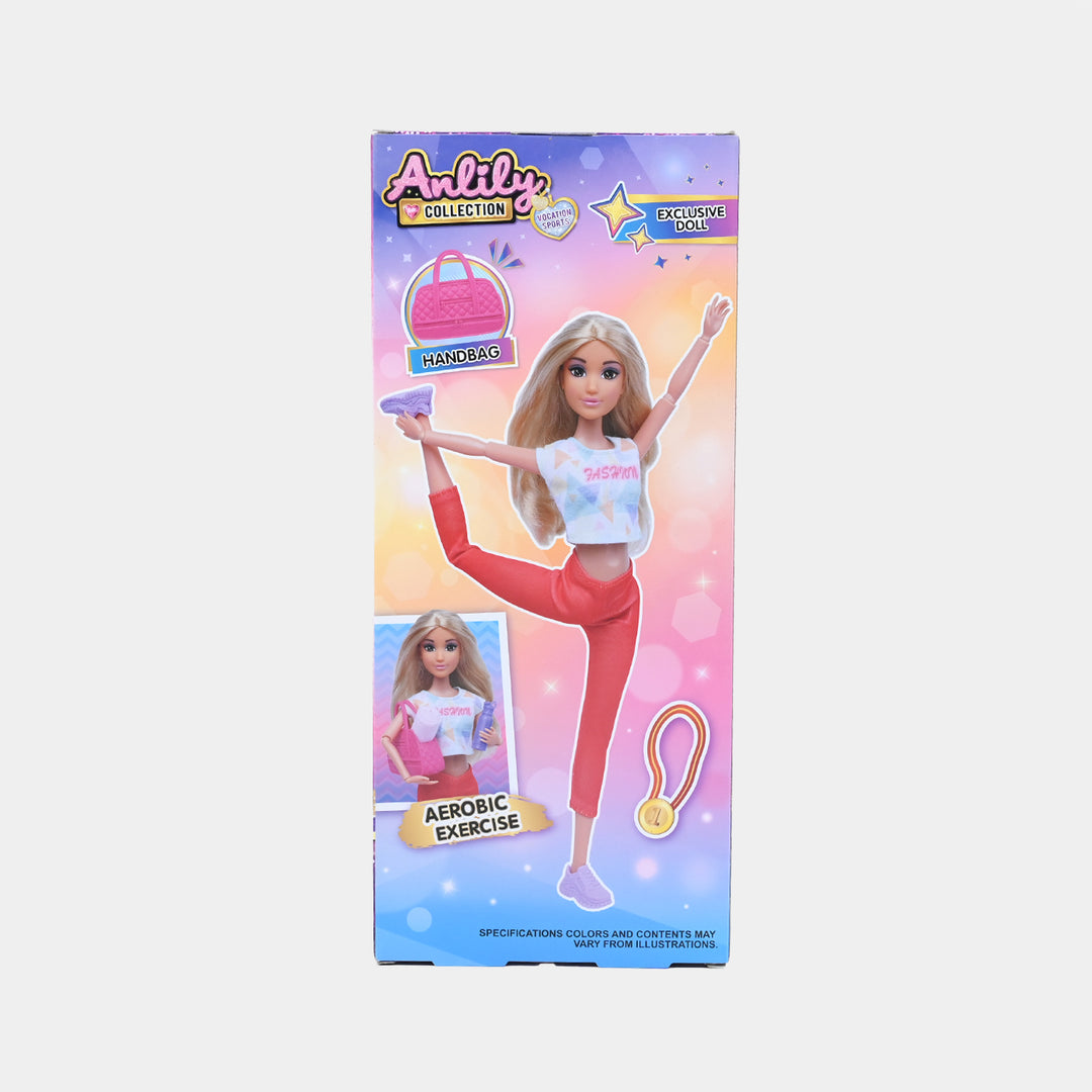 11.5" Lovely Fashion Doll with Accessories Set