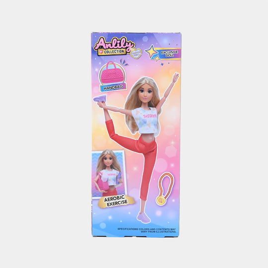 11.5" Lovely Fashion Doll with Accessories Set