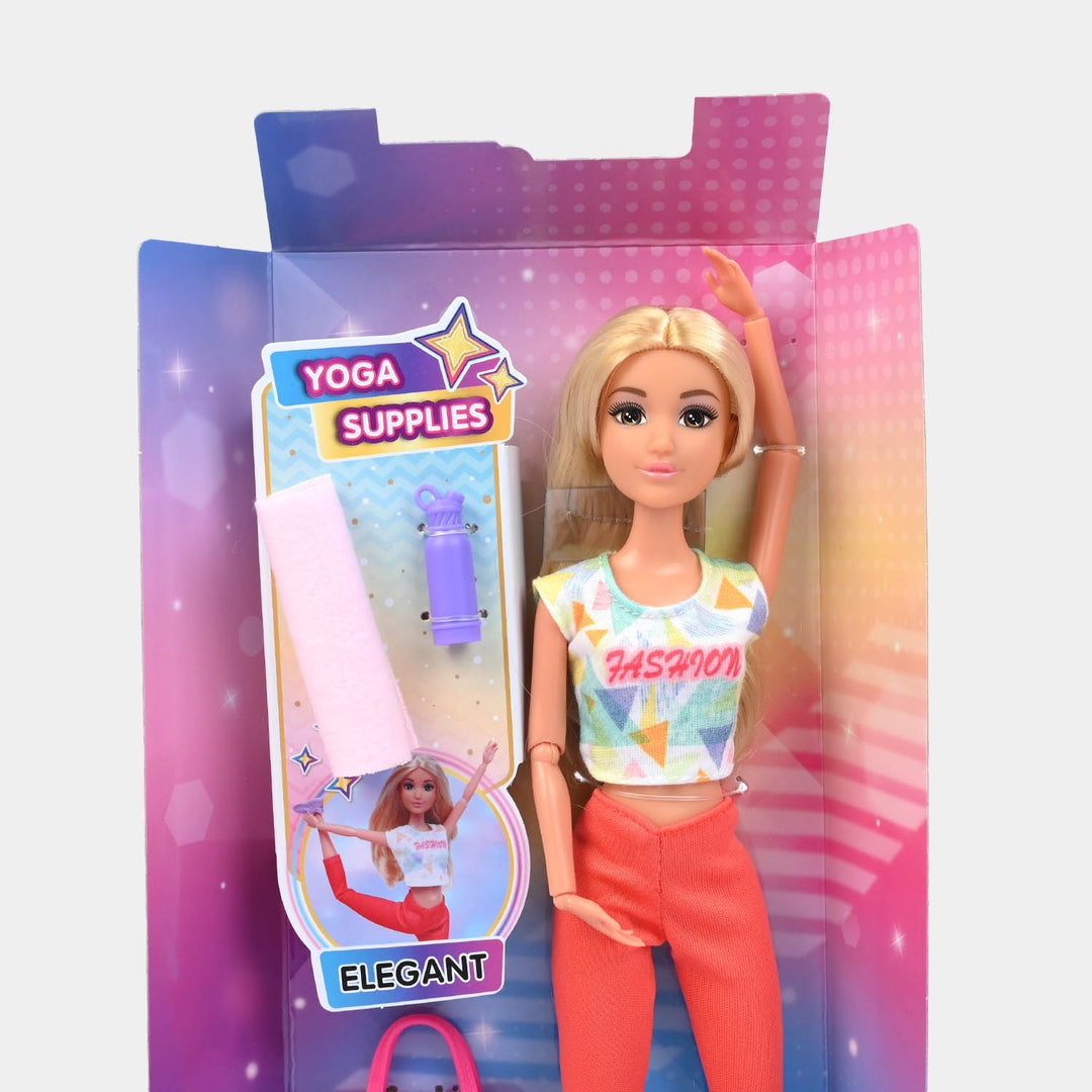 11.5" Lovely Fashion Doll with Accessories Set
