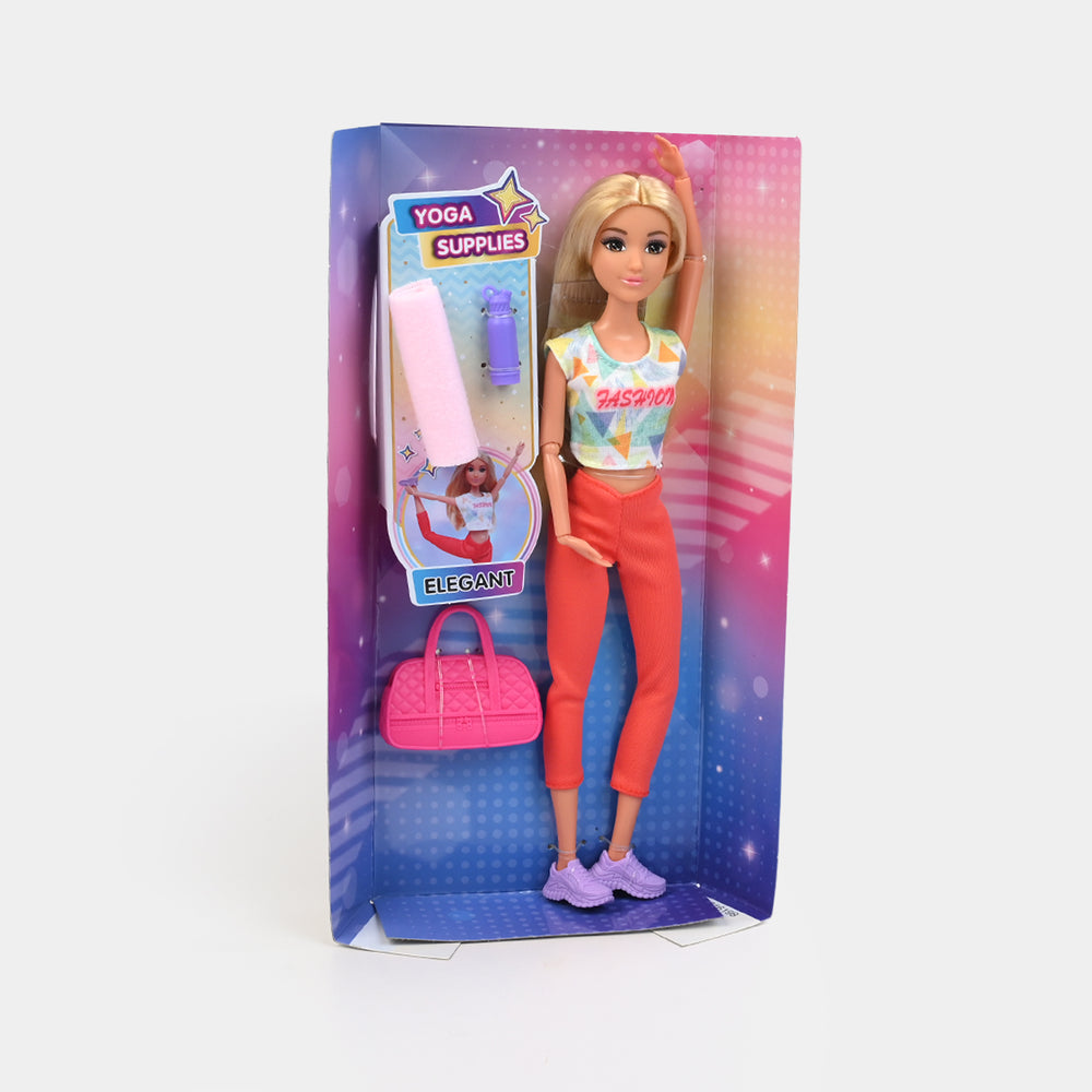 11.5" Lovely Fashion Doll with Accessories Set