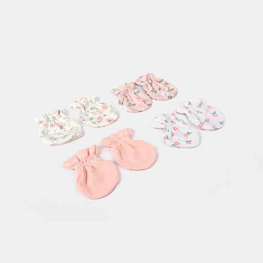 Cotton Mittens Set 4 Pair