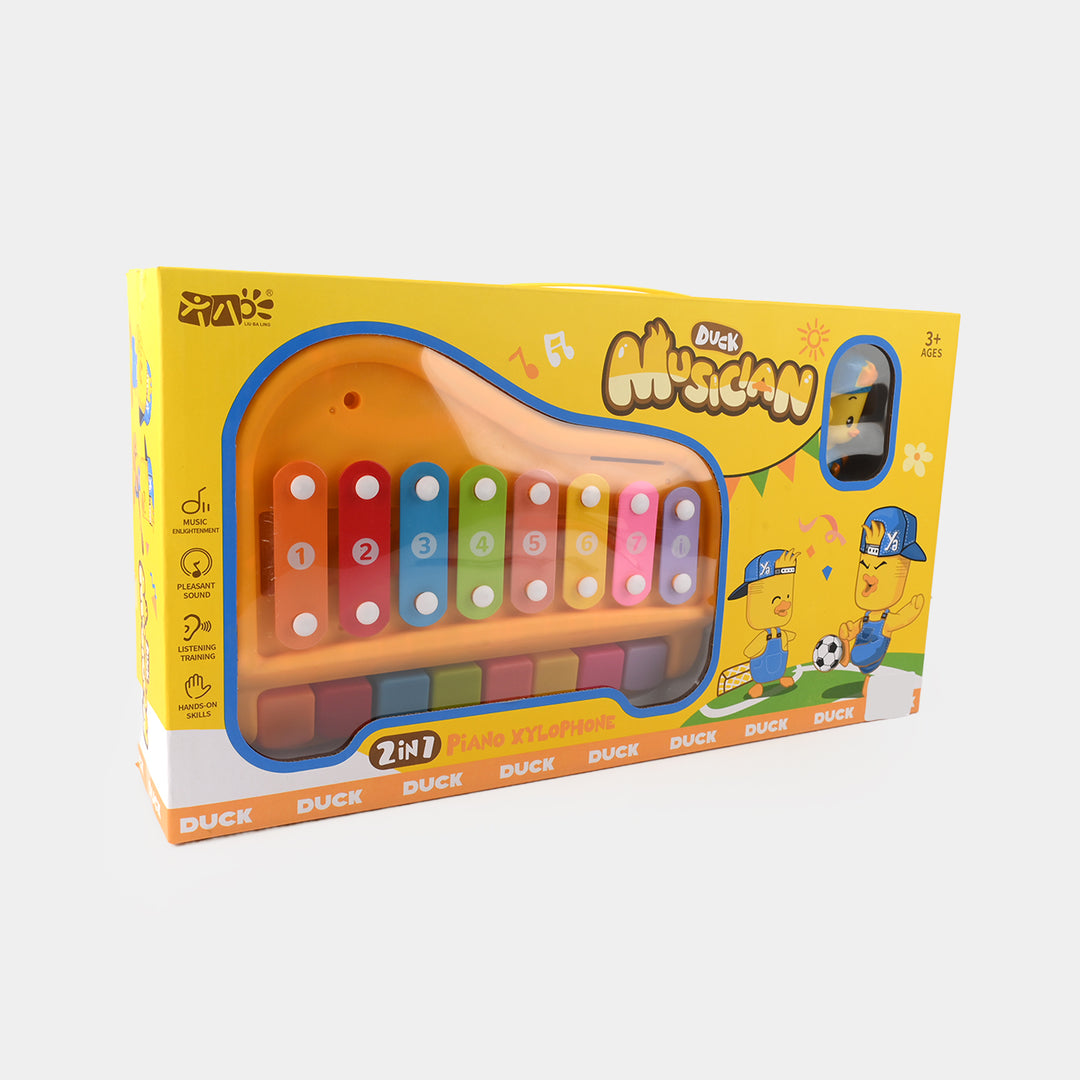 2 in 1 Piano & Eight Tone Xylophone