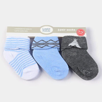 Charm Design Socks Pack of 3 Pair For Infant