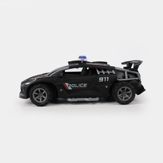 Remote Control Police Car Toy With Lights, Sounds & Spray Function
