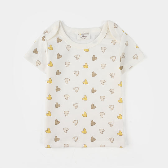 Infant Girls Jersey/Terry 3Pc Suit - Grey