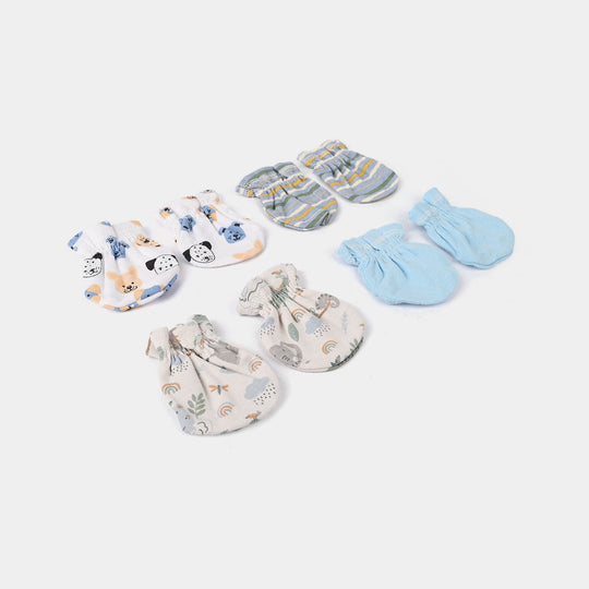 Cotton Mittens Set 4 Pair
