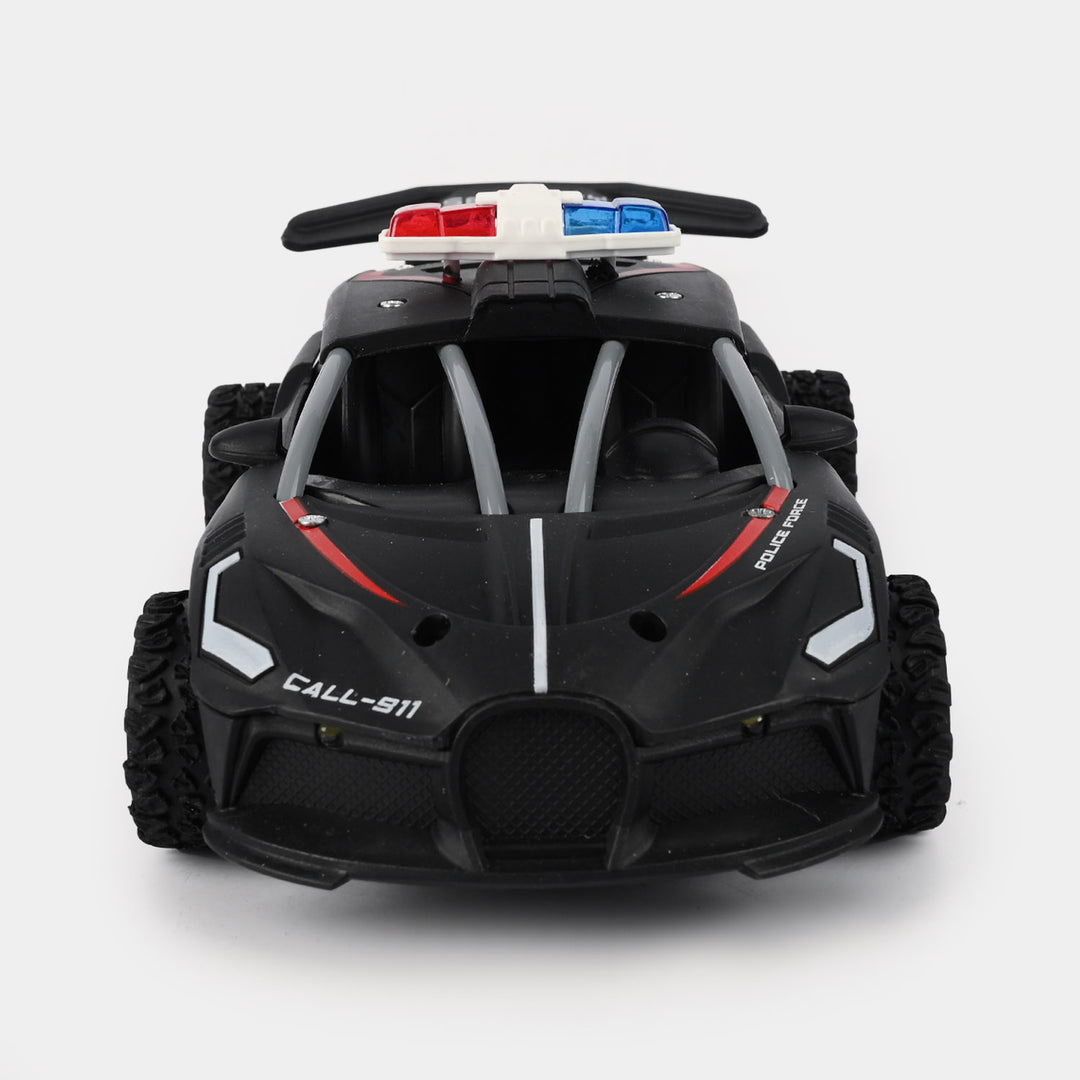 Remote Control Police Car Toy With Lights, Sounds & Spray Function