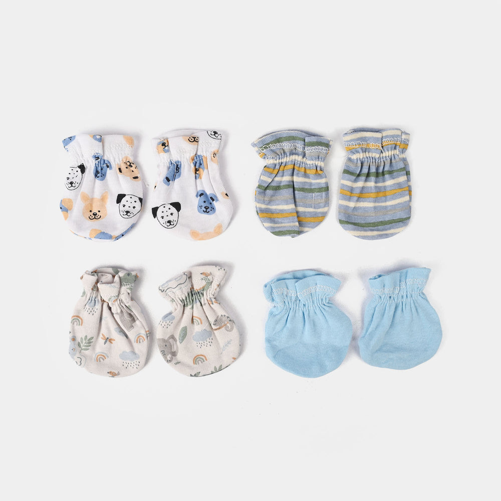 Cotton Mittens Set 4 Pair