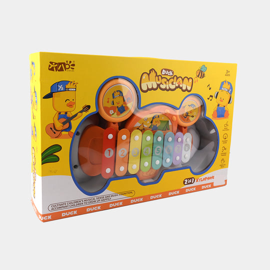 Duck Musician Piano – 2-in-1 Xylophone & Piano Musical Toy For Kids