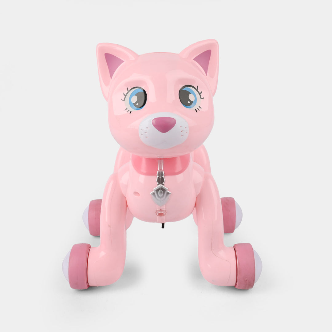 Remote Control Cat Toy with LED Lights & USB Rechargeable Battery