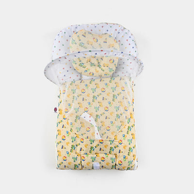 Baby Carry Nest With Net Car | Yellow