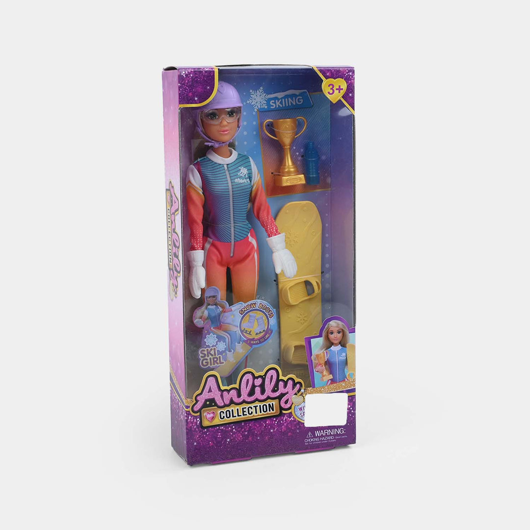 11.5" Lovely Fashion Doll with Accessories Set