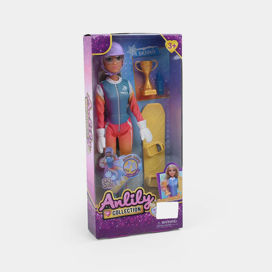 11.5" Lovely Fashion Doll with Accessories Set