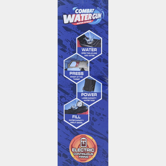 Combat Water Blaster Toy Electric Continuous Firing