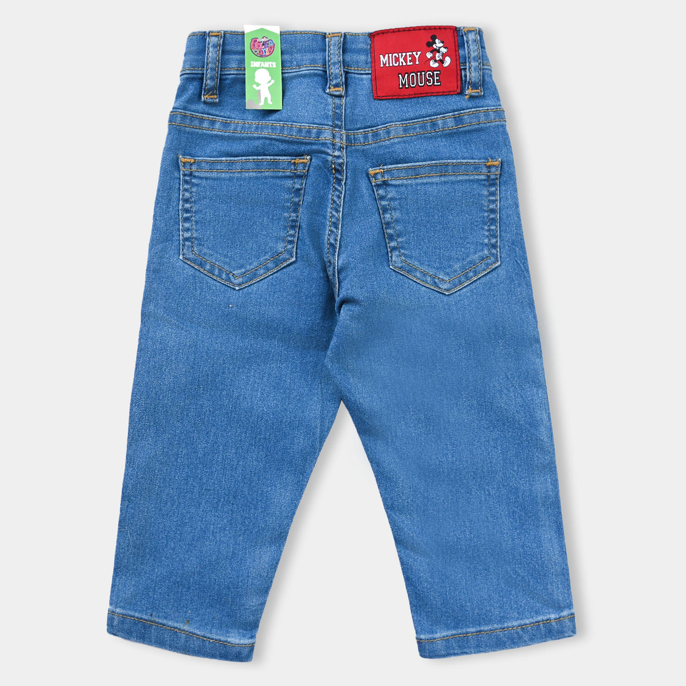 Infant Boys Denim Stretch Pant Character -LIGHT BLUE