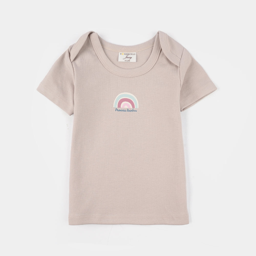 Infant Girls Jersey Terry 3Pc Suit - White