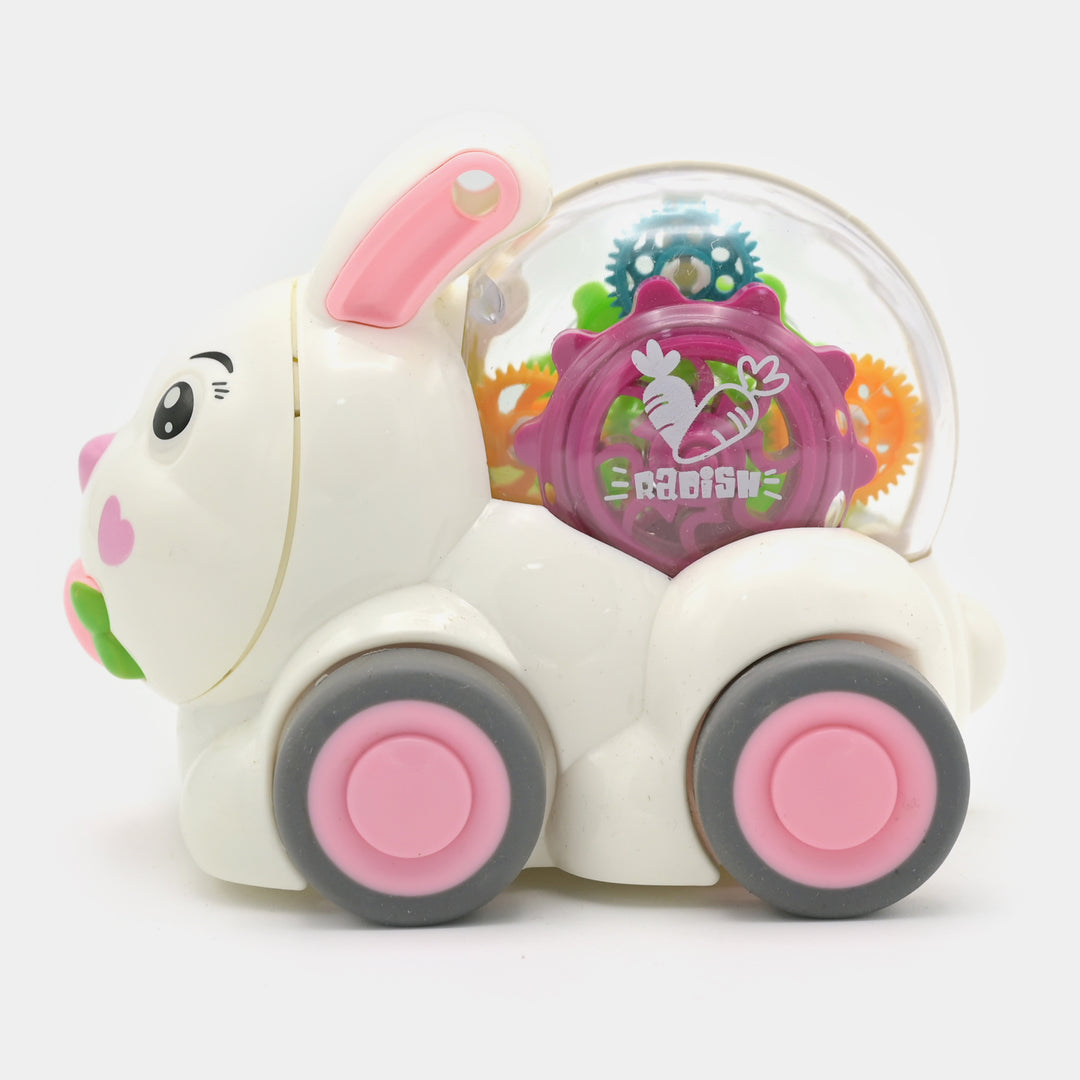 Friction Gear Rabbit/Car For Kids