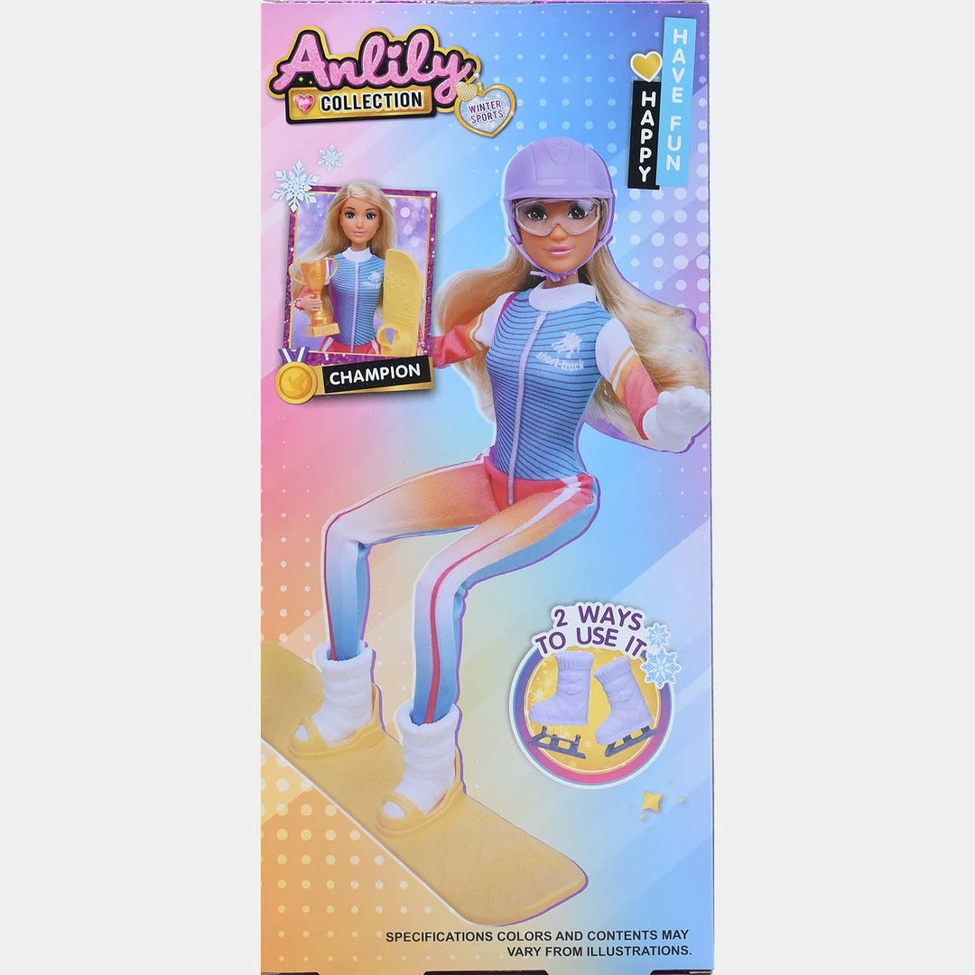 11.5" Lovely Fashion Doll with Accessories Set