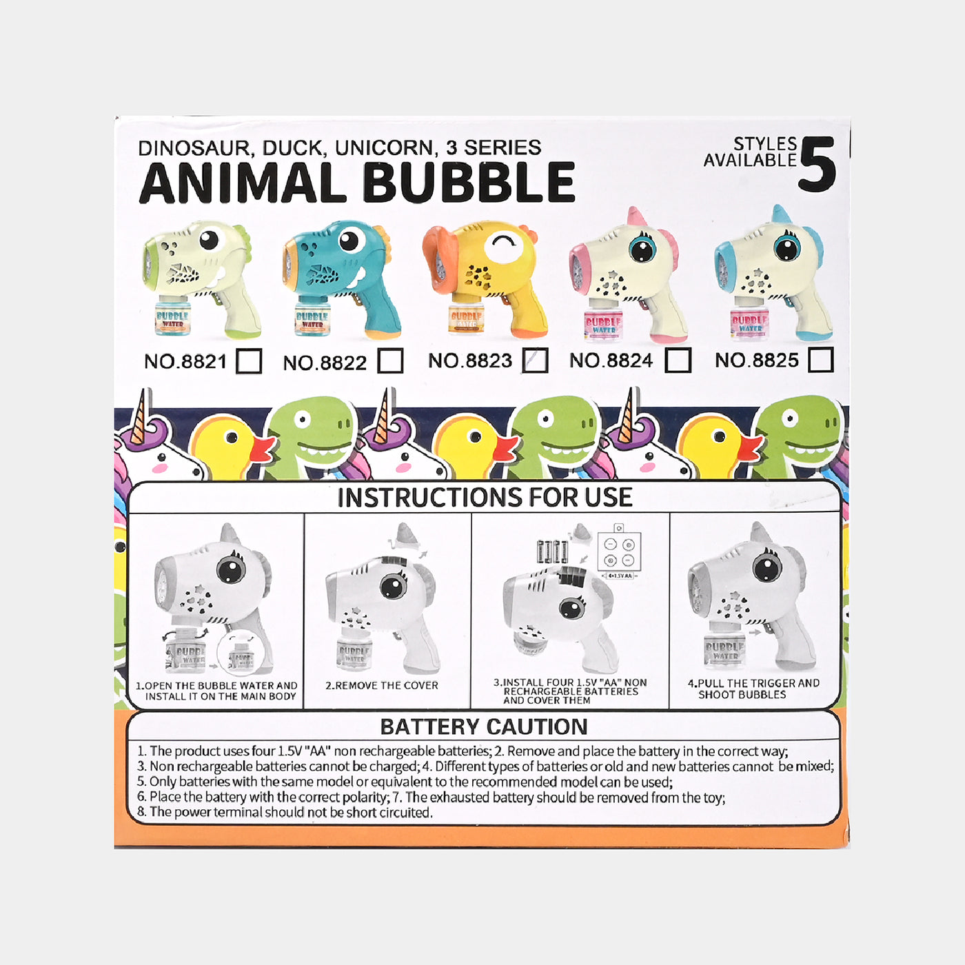 Bubble Blaster With light & 90Ml Bubble Water