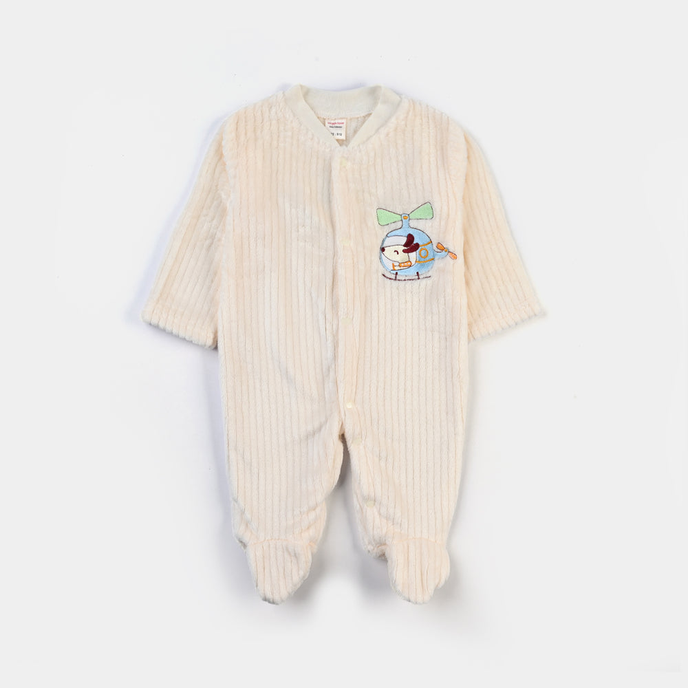 Infant Unisex Romper-Cream