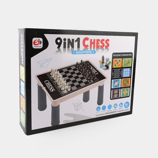 9-in-1 Chess Board Game Set