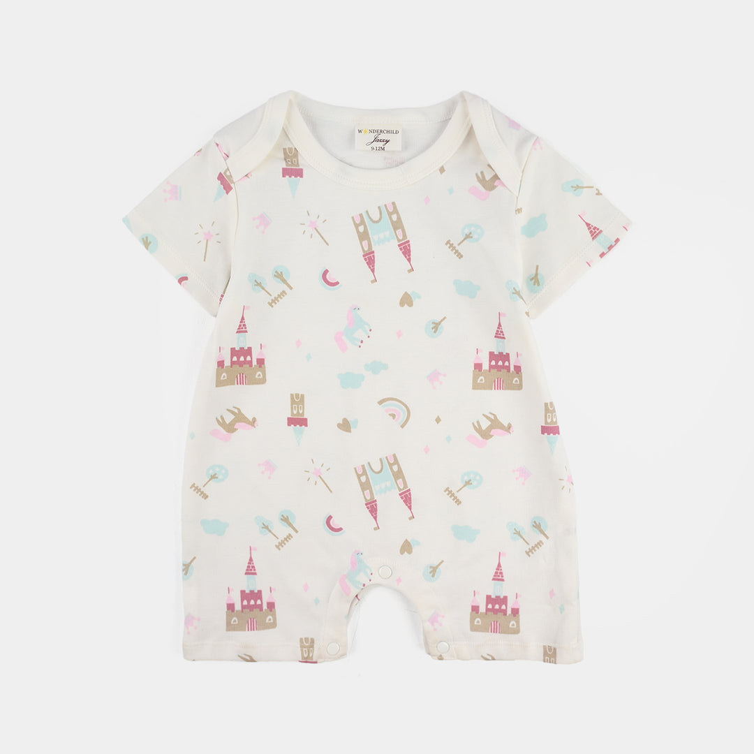 Infant Girls Jersey Terry 3Pc Suit - White