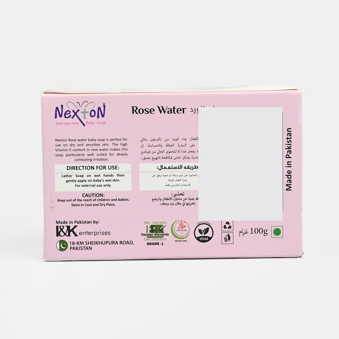Nexton Baby Soap Rose Water | 100Gm