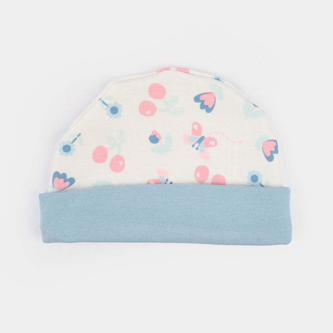 Infant Girls Jersey/Terry 3Pc Gift Set - White