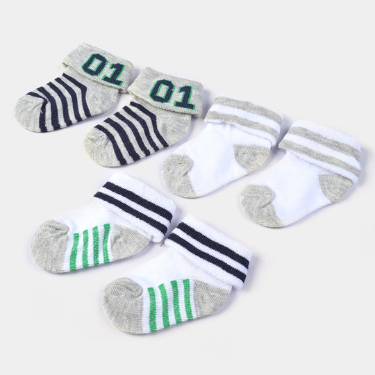 INFANT BABY 3 PAIR SOCKS | 0-12M