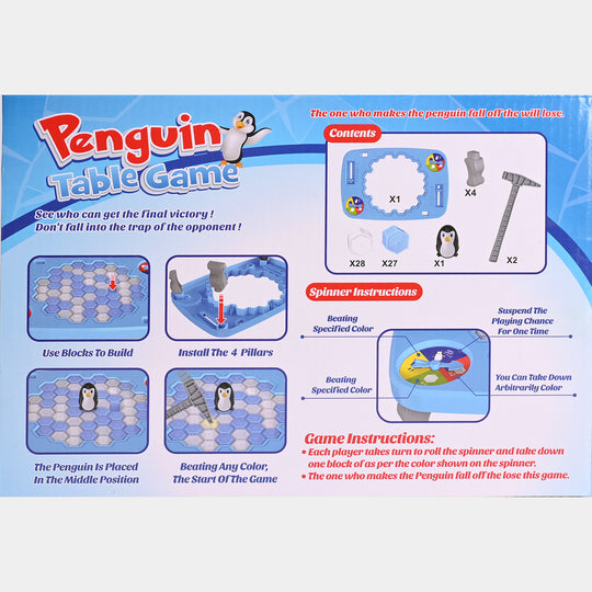 Penguin Table Game Ice Breaker Board Game Set for Kids