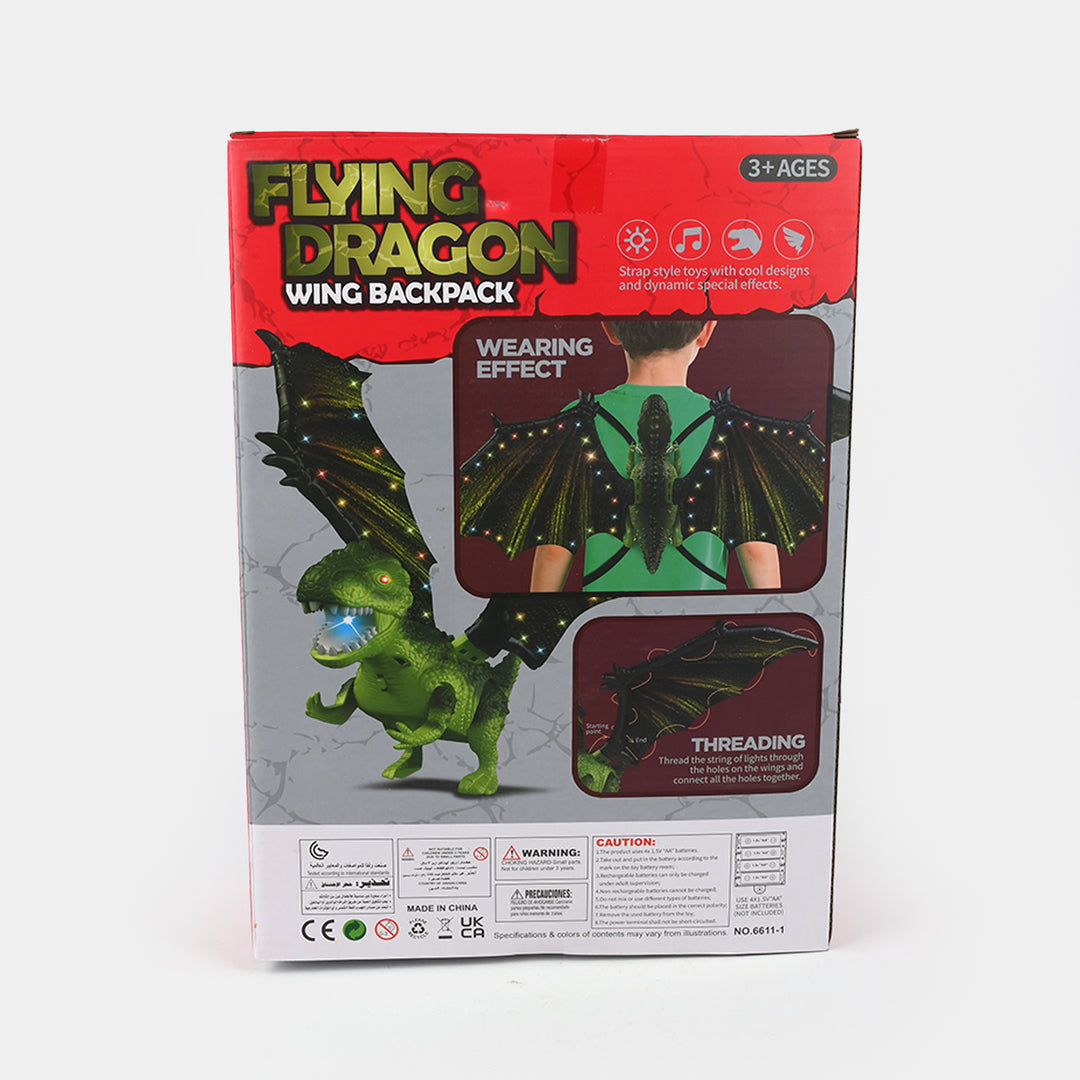 Dragon Wings Kids Fantasy Backpack with Magical Adventures