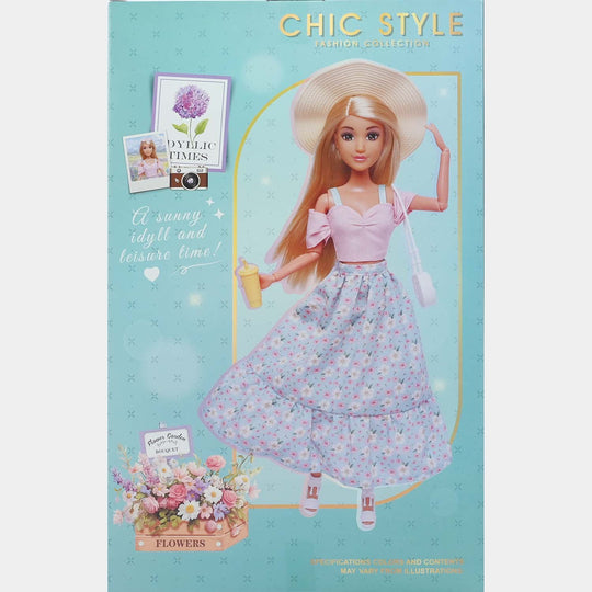 11.5" Lovely Fashion Doll with Accessories Set