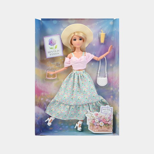 11.5" Lovely Fashion Doll with Accessories Set