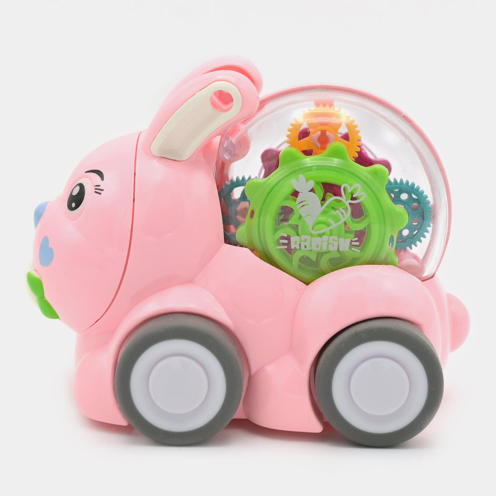 Friction Gear Rabbit/Car For Kids