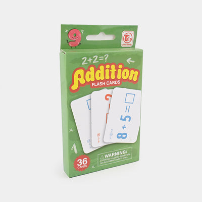 ADDITION FLASH CARDS FOR KIDS 36 CARDS